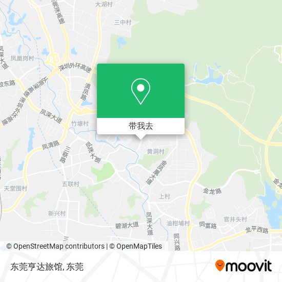 东莞亨达旅馆地图