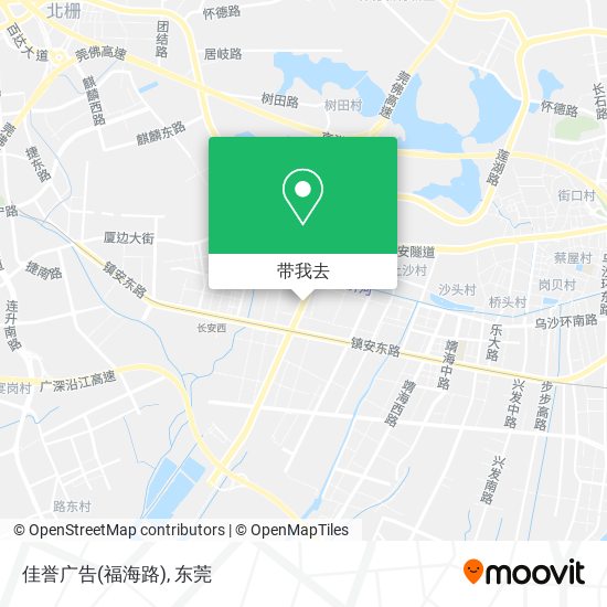 佳誉广告(福海路)地图