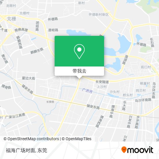福海广场对面地图