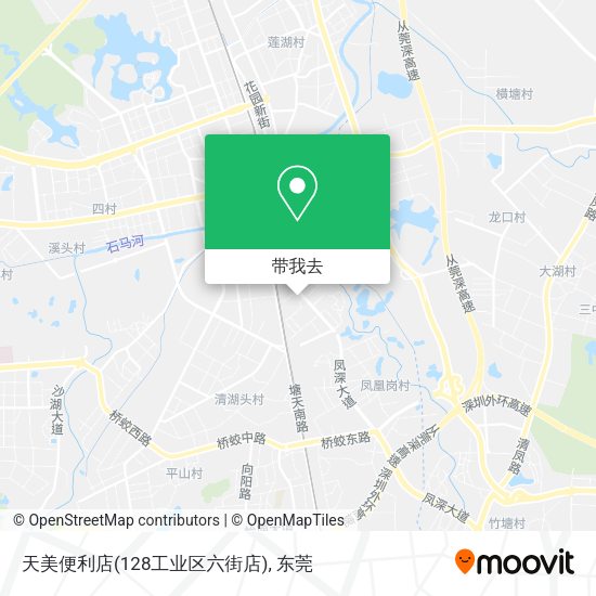 天美便利店(128工业区六街店)地图