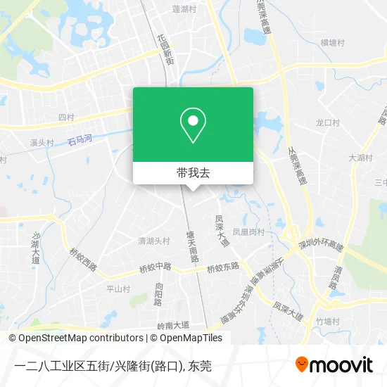 一二八工业区五街/兴隆街(路口)地图