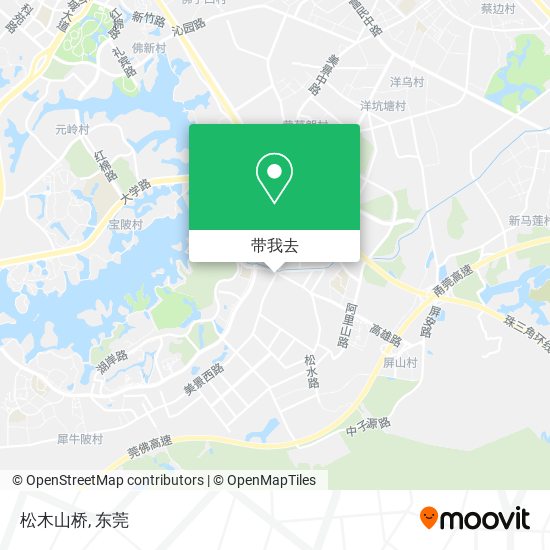 松木山桥地图