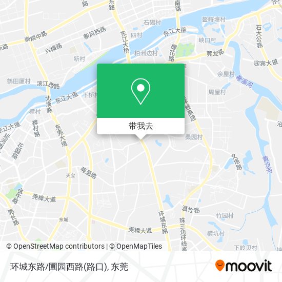 环城东路/圃园西路(路口)地图