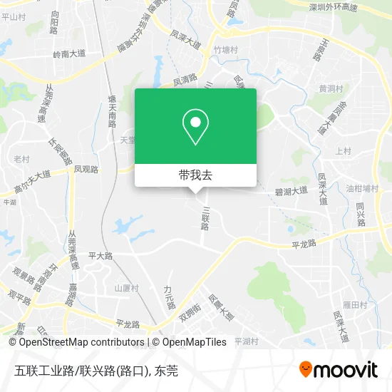五联工业路/联兴路(路口)地图