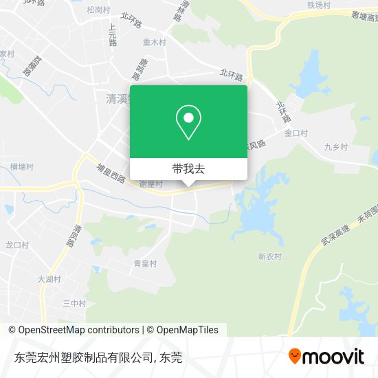 东莞宏州塑胶制品有限公司地图