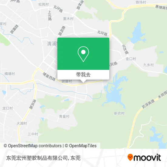 东莞宏州塑胶制品有限公司地图