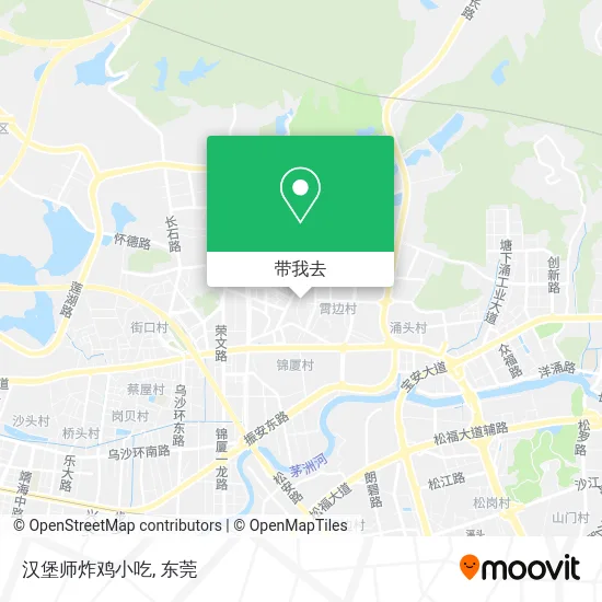 汉堡师炸鸡小吃地图
