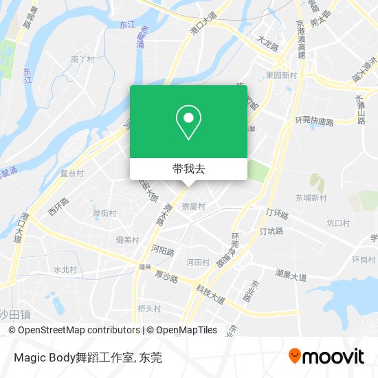 Magic Body舞蹈工作室地图
