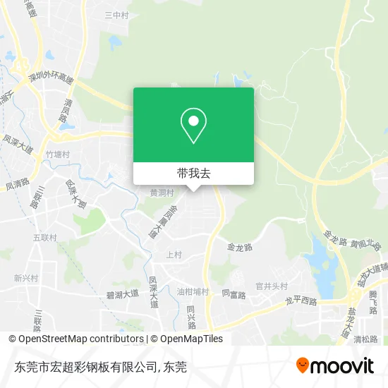 东莞市宏超彩钢板有限公司地图