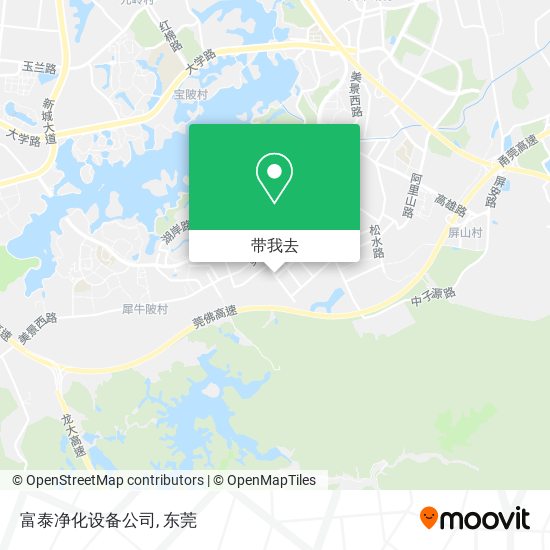 富泰净化设备公司地图