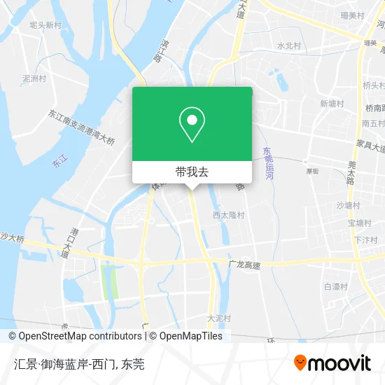汇景·御海蓝岸-西门地图