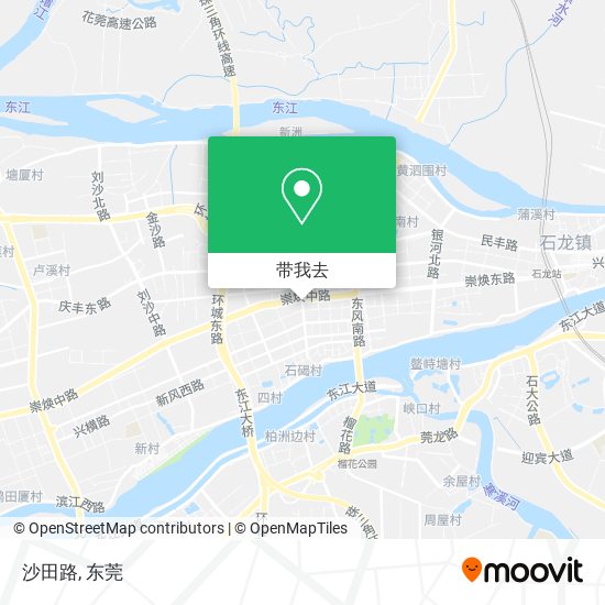 沙田路地图