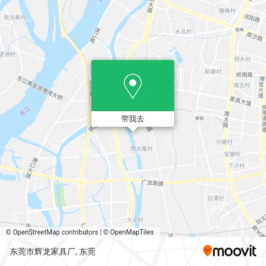 东莞市辉龙家具厂地图