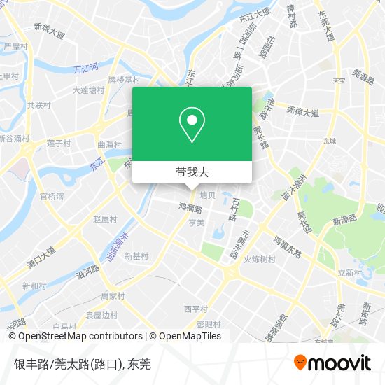 银丰路/莞太路(路口)地图