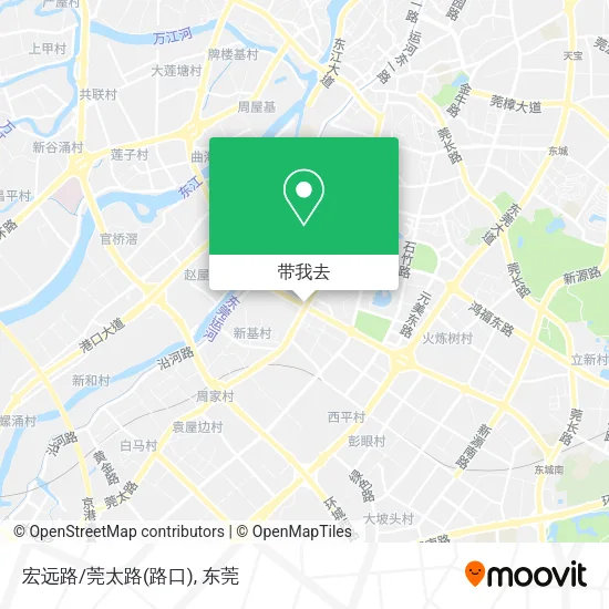 宏远路/莞太路(路口)地图
