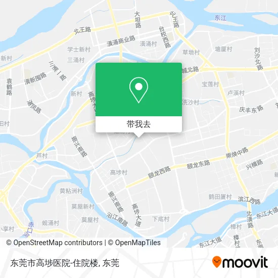 东莞市高埗医院-住院楼地图