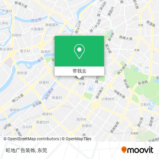 旺地广告装饰地图