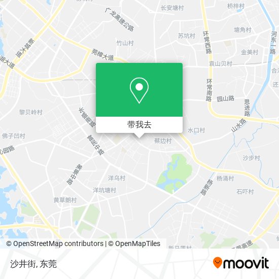 沙井街地图