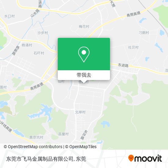 东莞市飞马金属制品有限公司地图
