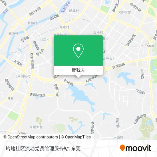 蛤地社区流动党员管理服务站地图