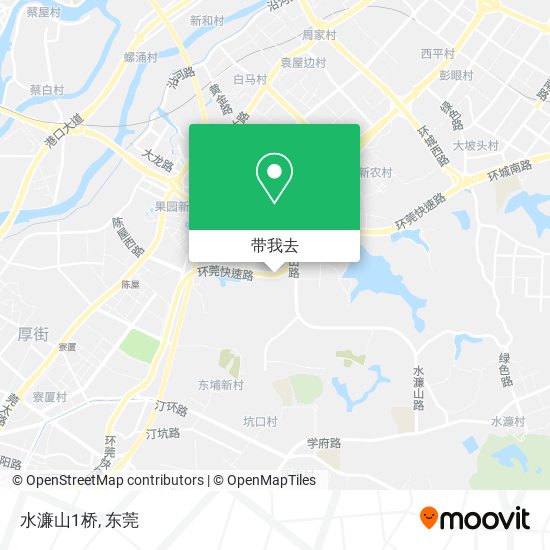 水濂山1桥地图