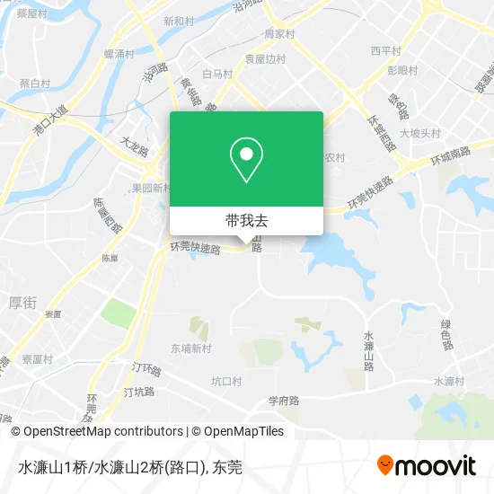 水濂山1桥/水濂山2桥(路口)地图