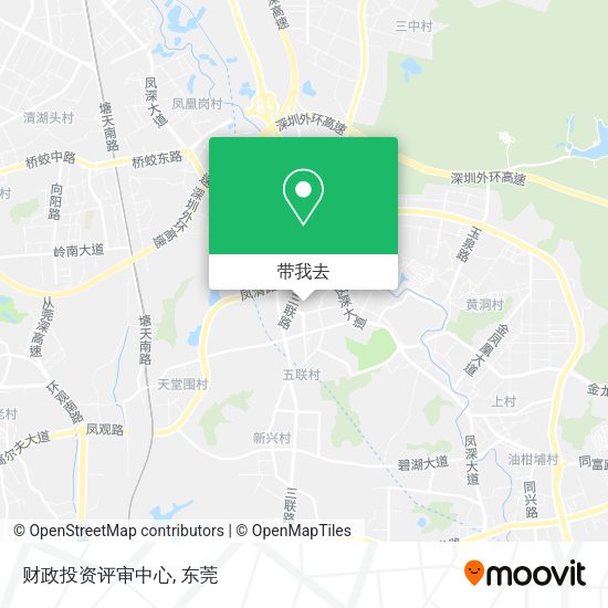 财政投资评审中心地图