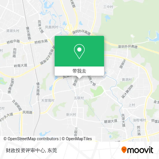 财政投资评审中心地图