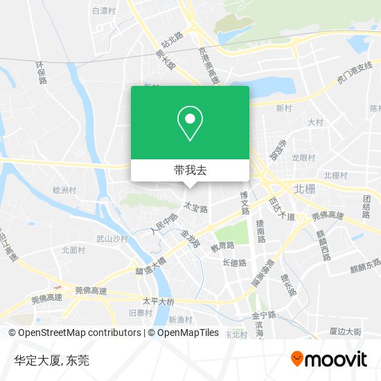 华定大厦地图