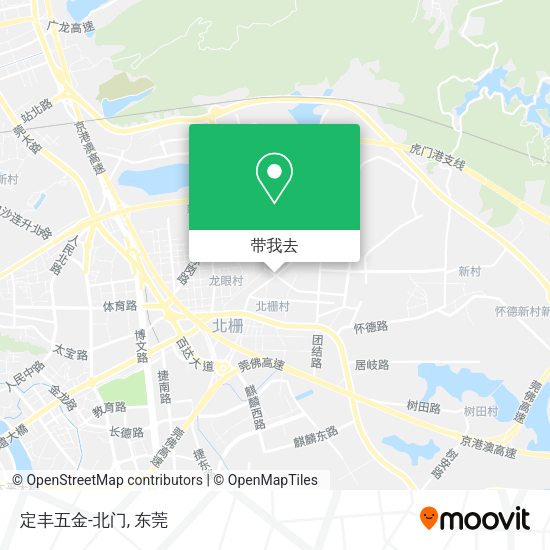 定丰五金-北门地图