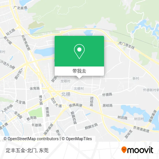 定丰五金-北门地图