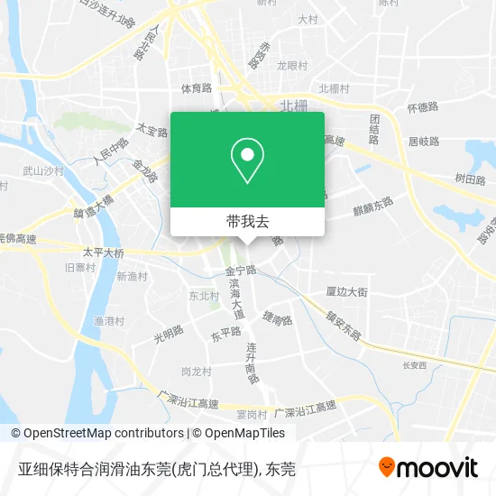 亚细保特合润滑油东莞(虎门总代理)地图