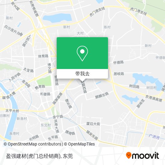 盈强建材(虎门总经销商)地图