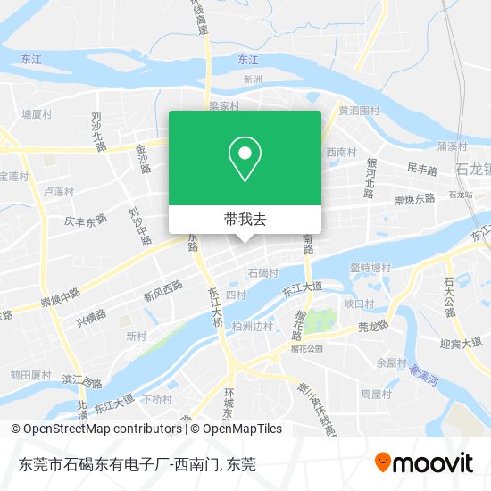 东莞市石碣东有电子厂-西南门地图