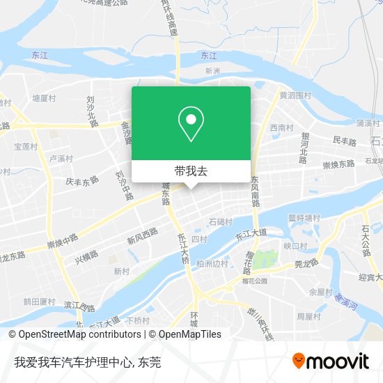 我爱我车汽车护理中心地图