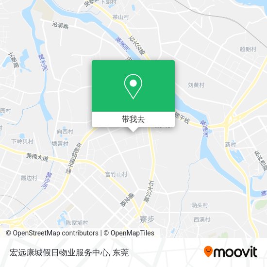 宏远康城假日物业服务中心地图