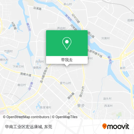 华南工业区宏远康城地图