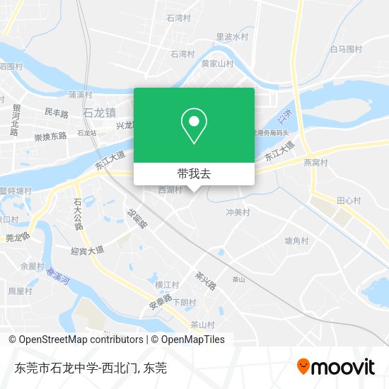 东莞市石龙中学-西北门地图