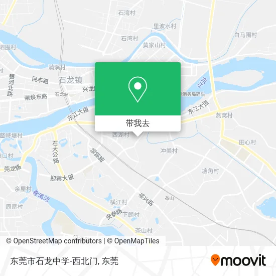 东莞市石龙中学-西北门地图