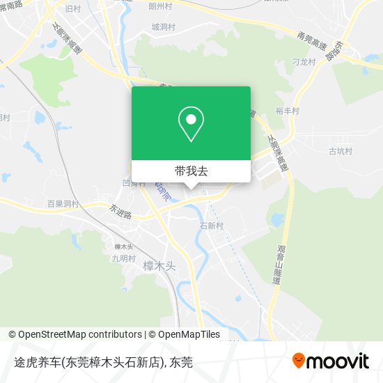 途虎养车(东莞樟木头石新店)地图