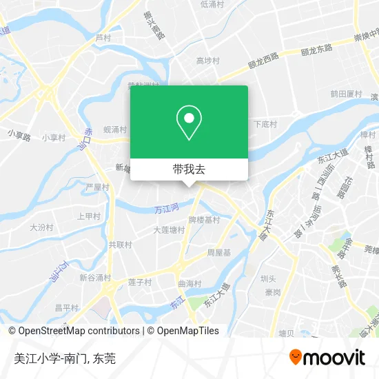 美江小学-南门地图