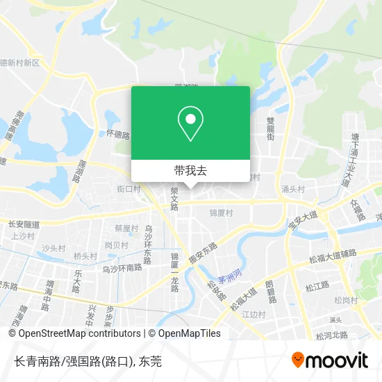 长青南路/强国路(路口)地图