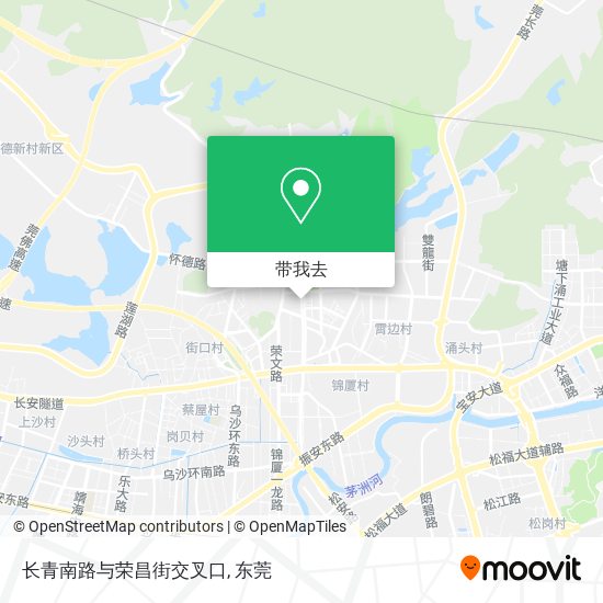 长青南路与荣昌街交叉口地图