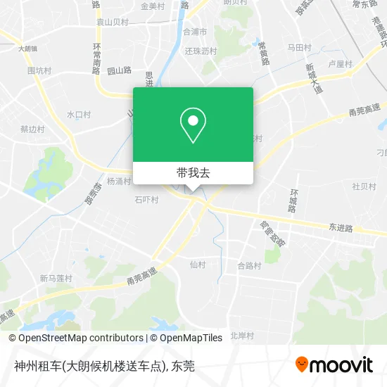 神州租车(大朗候机楼送车点)地图