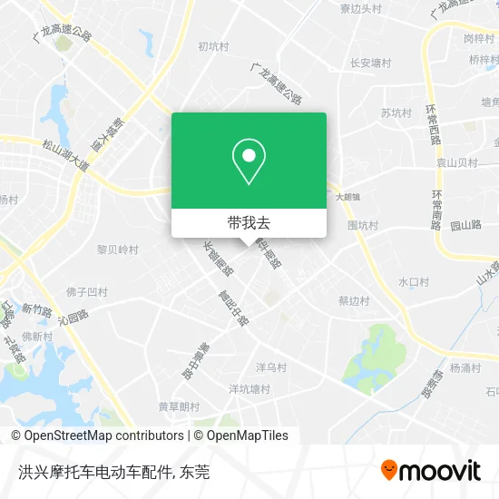 洪兴摩托车电动车配件地图