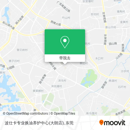 波仕卡专业换油养护中心(大朗店)地图
