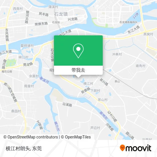 横江村朗头地图