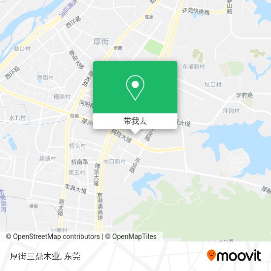 厚街三鼎木业地图