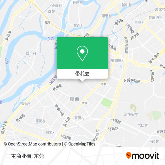 三屯商业街地图