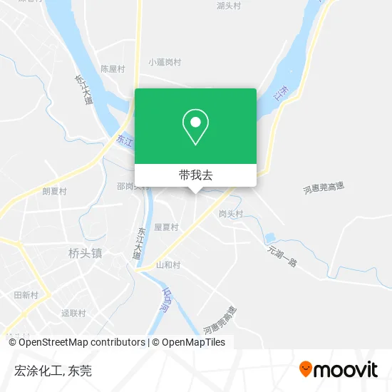 宏涂化工地图